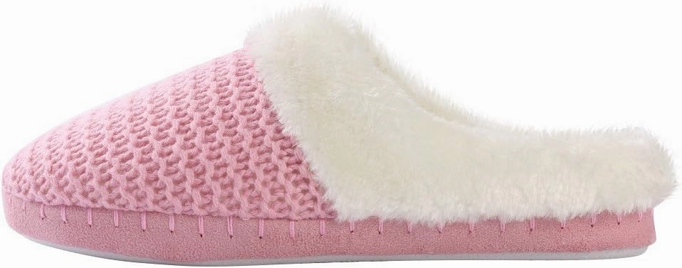 Stylish Womens Slippers - Ultra-Soft Plush Fleece Lined for Maximum Comfort, Non-Slip Sole, Indoor Use Cozy Warm House Shoes