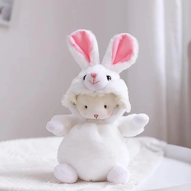 Super Soft Plush Lamb Toy - 7.8 Inches - Cute Animal Plush Stuffed Animal - Learning and Educational Toy for Kids - Perfect for Birthdays, Holidays and Parties (Unicorn) (Bunny)