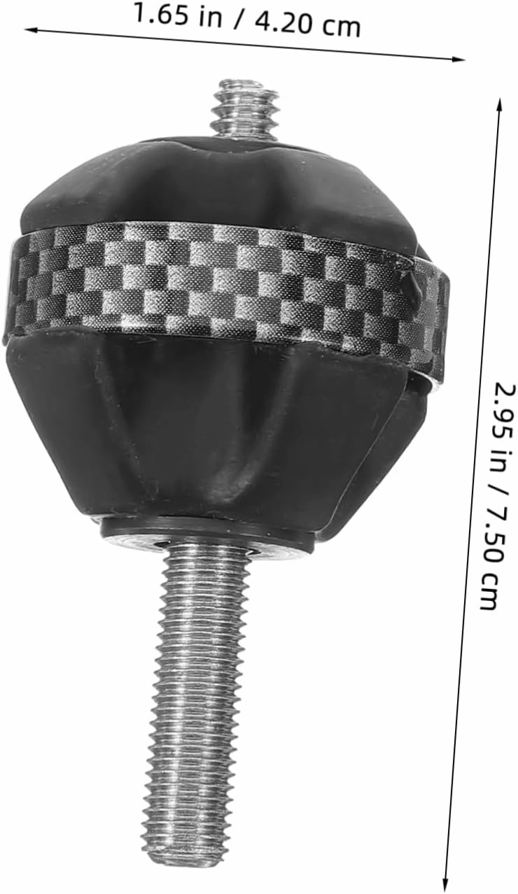 SUPVOX 2pcs Shock Absorbing Ball Archery Equipment Shock Absorber Rod Stabilizer Screw Archery Accessories Bow
