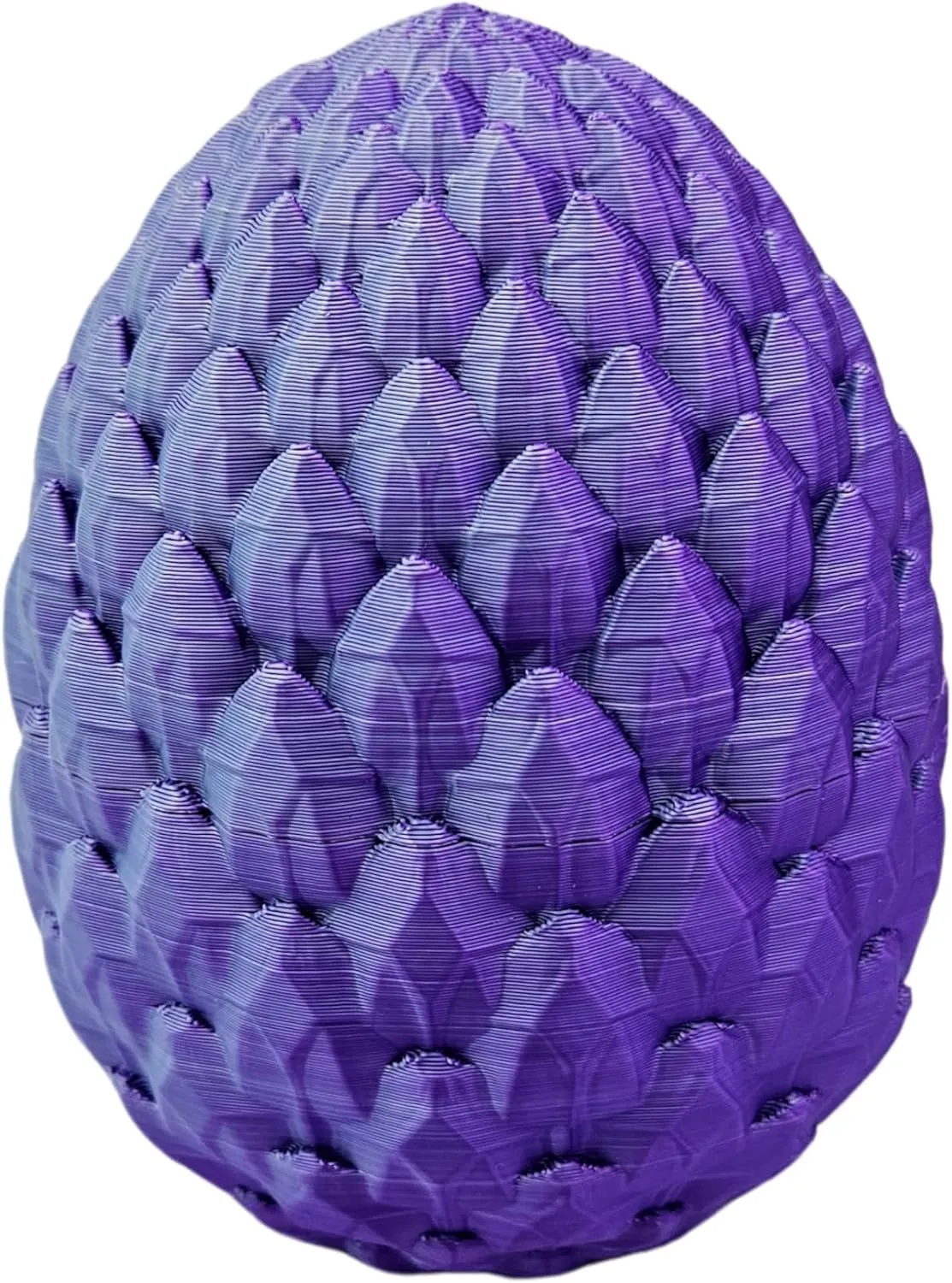 Surprise Dragon Egg Articulating Gemstone Dragon Fidget Figurine - 3D Printed Dragons Flexible ADHD, Autism, Relief Anxiety - Articulated Joints (Purple Mint Silk)
