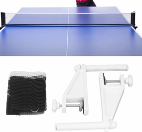 Table Tennis Net and Post Set Adjustable Easy Setup Ping Pong Spring Clamp Net 72" Regulation Size Indoor and Outdoor Use