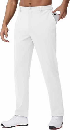 TACVASEN Golf Pants Men - 30"/32"/34" Stretch Lightweight Quick Dry Dress Pants for Men with Pockets for Work Casual