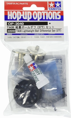 Tamiya TA08 Lightweight Ball Differential Set 37T TAM22040 Electric Car/Truck Option Parts