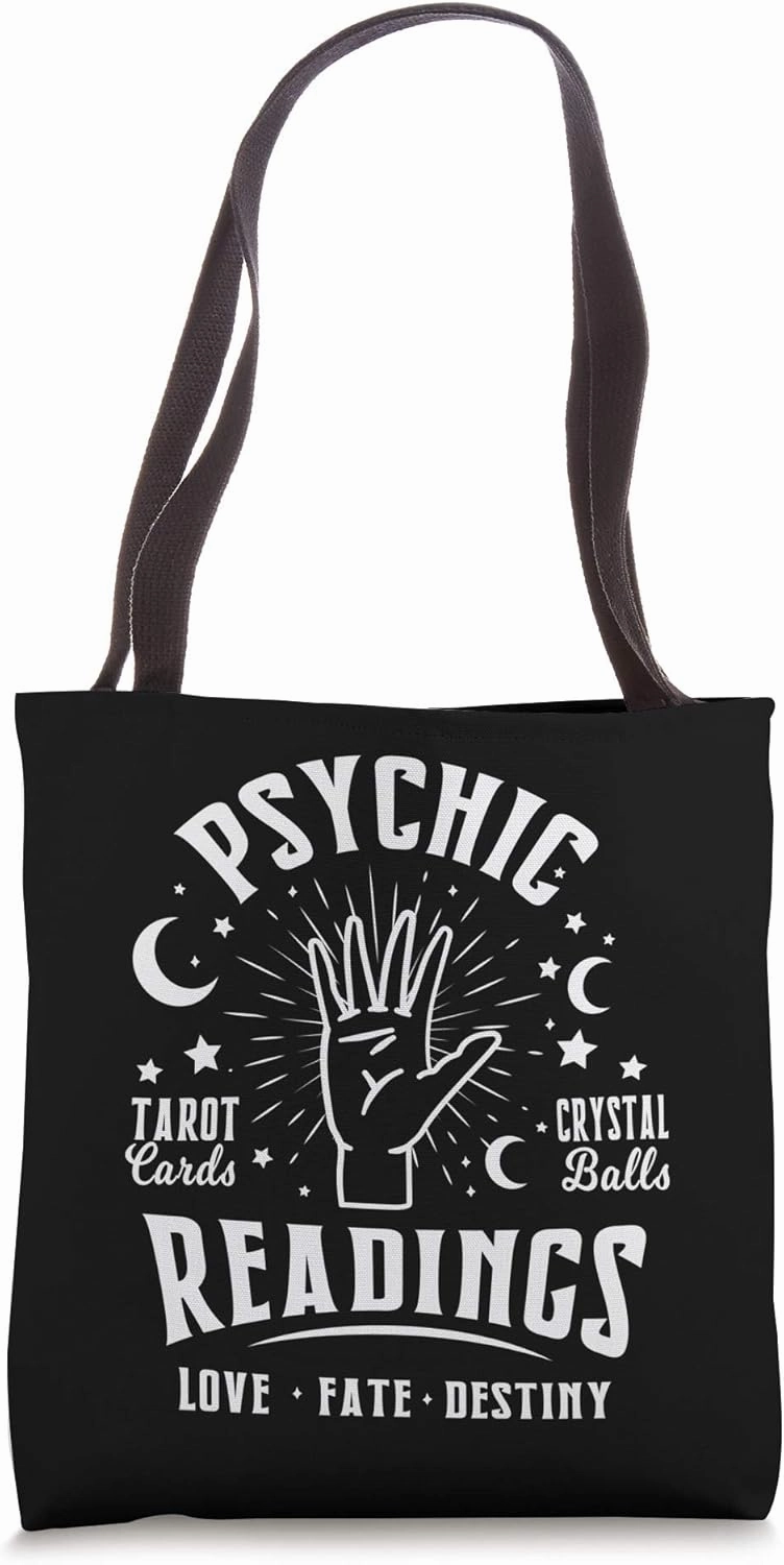 Tarot Card Gypsy Fortune Teller Psychic Crystal Ball Gift Tote Bag