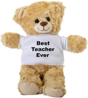 Teacher Teddy Bear, Gift Stuffed Animal, Plush Teddy Bear with Tee, Gift for Her,Birthday Christmas Basket Gift Idea
