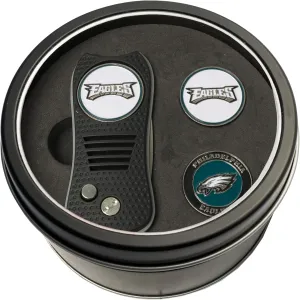 Team Golf NFL Gift Set Retractable Divot Tool with 3 Double-Sided Magnetic Ball Markers, Patented Single Prong Design, Causes Less Damage to Greens, Retractable Mechanism