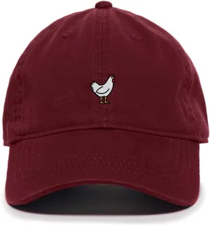 Tech Design Chicken Baseball Cap Embroidered Cotton Adjustable Dad Hat