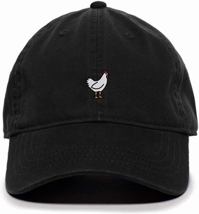 Tech Design Chicken Baseball Cap Embroidered Cotton Adjustable Dad Hat