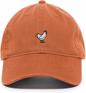 Tech Design Chicken Baseball Cap Embroidered Cotton Adjustable Dad Hat