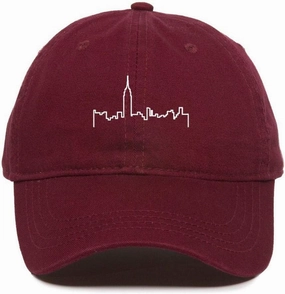 Tech Design NYC Skyline Baseball Cap Embroidered Cotton Adjustable Dad Hat