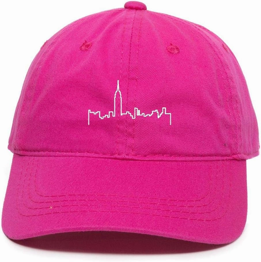 Tech Design NYC Skyline Baseball Cap Embroidered Cotton Adjustable Dad Hat