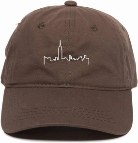 Tech Design NYC Skyline Baseball Cap Embroidered Cotton Adjustable Dad Hat