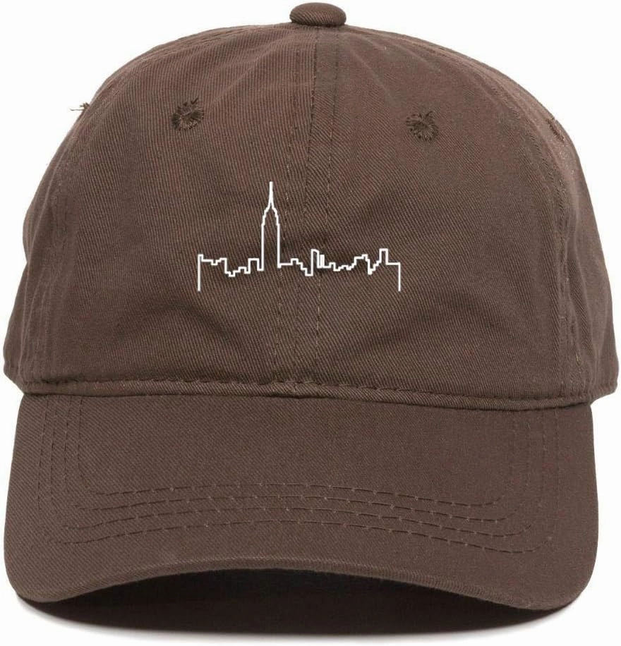 Tech Design NYC Skyline Baseball Cap Embroidered Cotton Adjustable Dad Hat