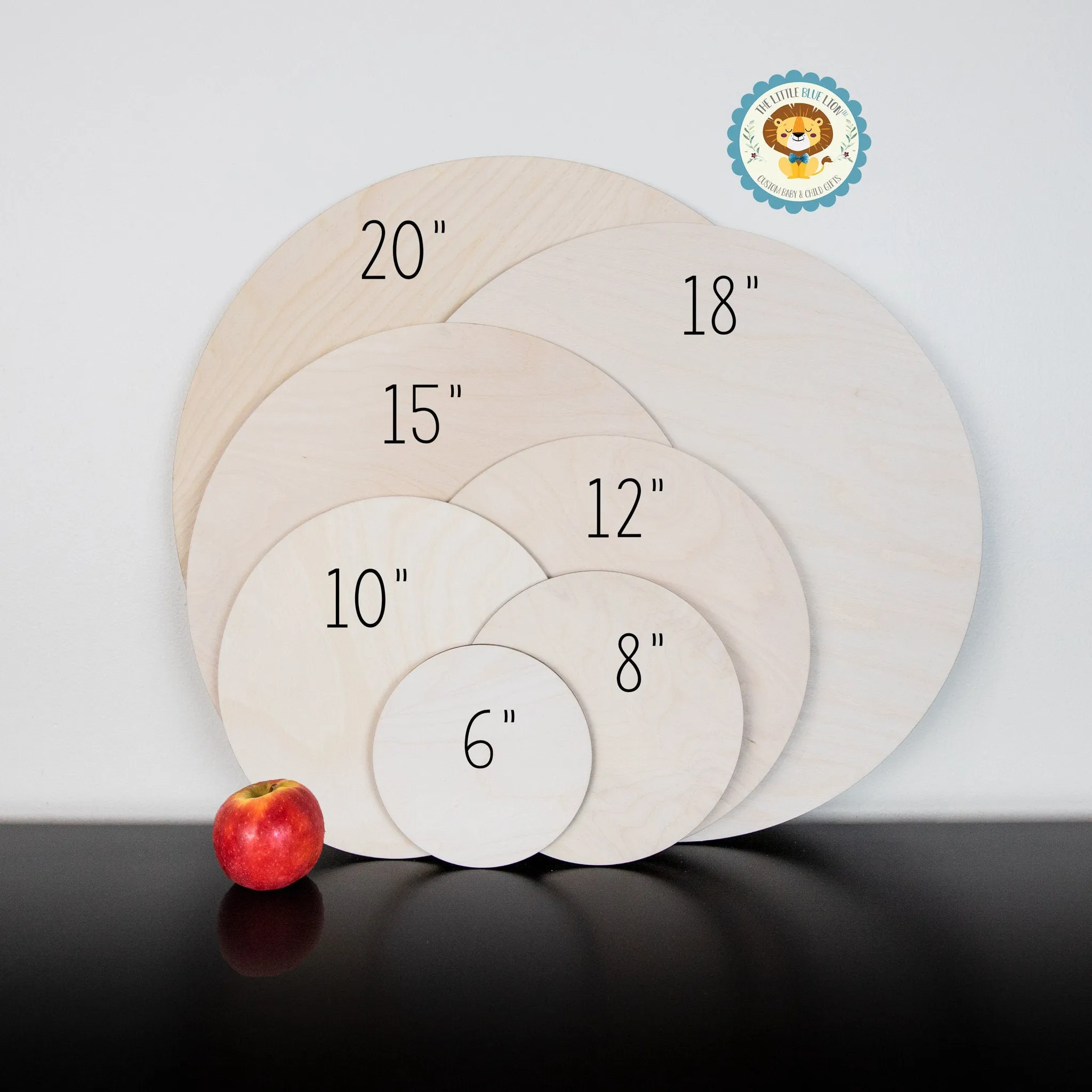 Teddy Bear Round Wood Name Sign, Boy