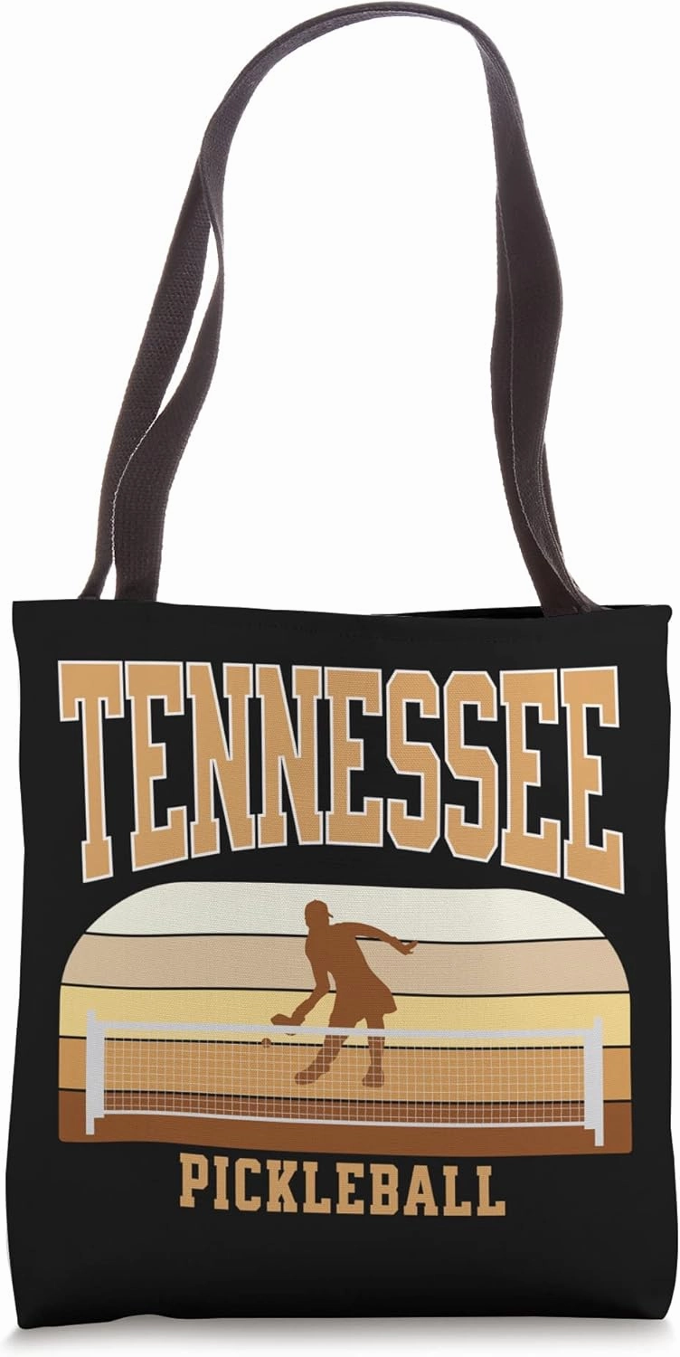 Tennessee ichigan Pickleball Tournament Pickle Ball Player Tote Bag