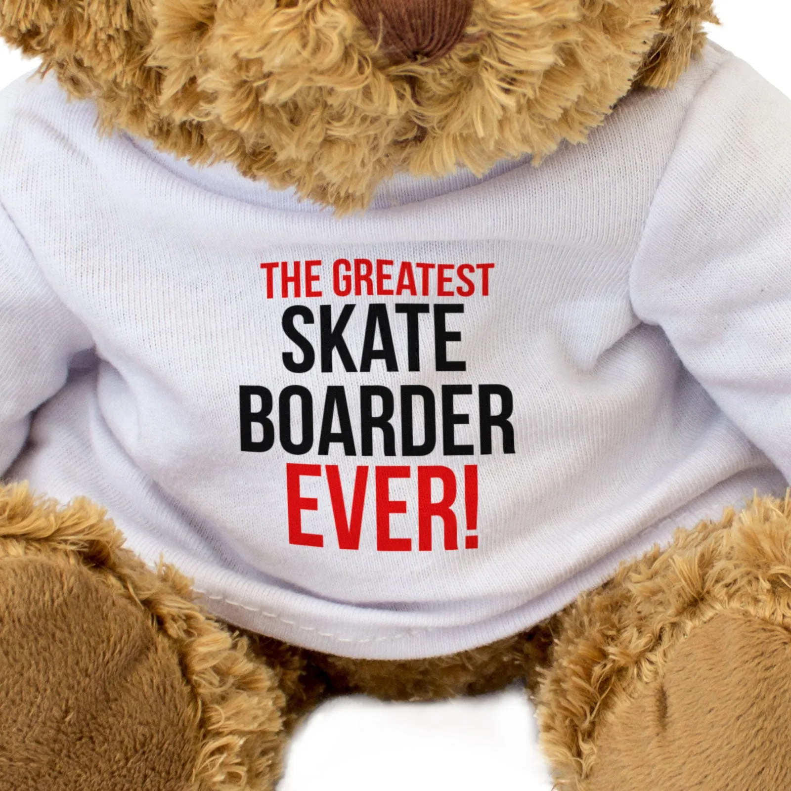 THE GREATEST SKATE BOARDER EVER - Teddy Bear - Cute Cuddly - Gift Present