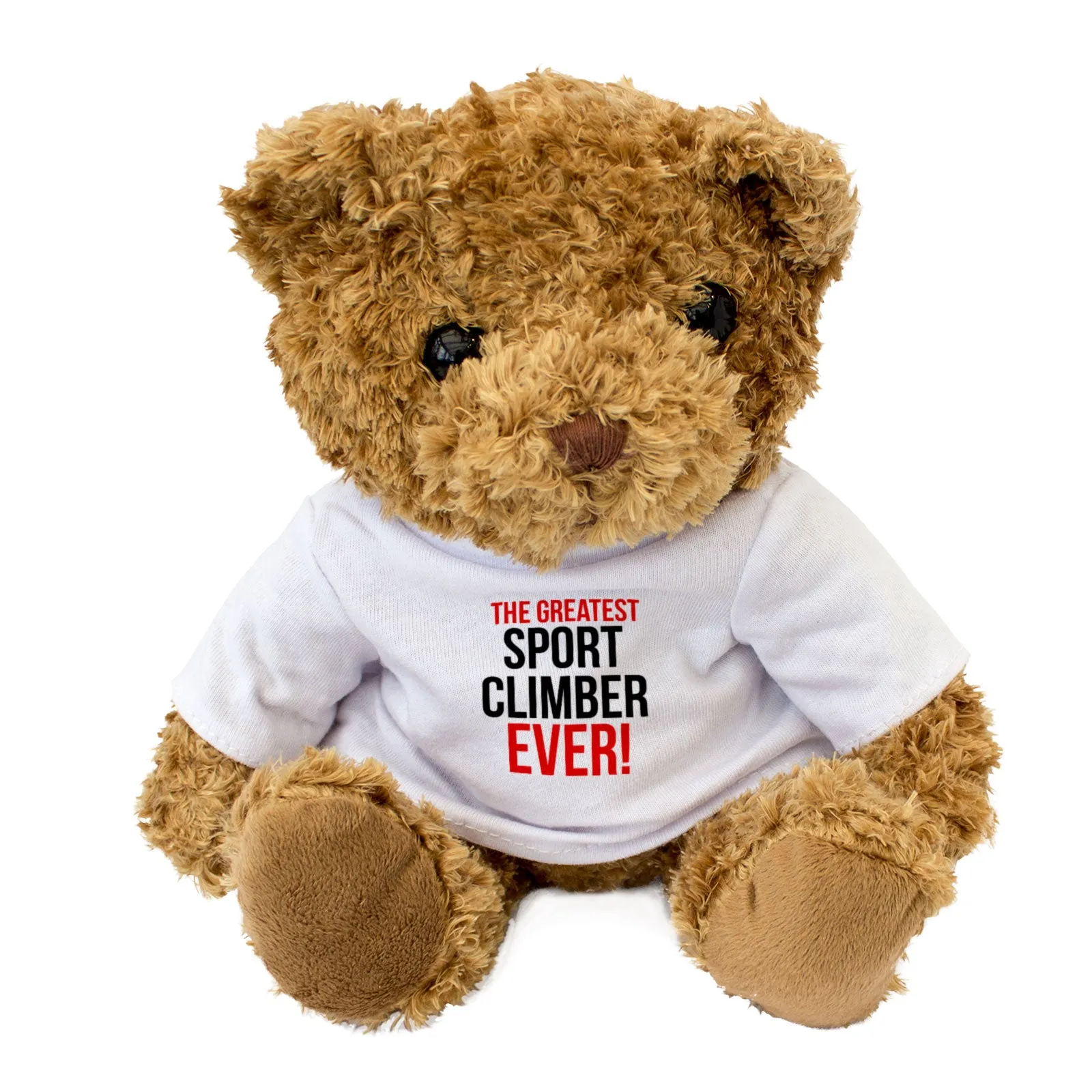 THE GREATEST SPORT CLIMBER EVER - Teddy Bear - Cute Cuddly - Gift Present