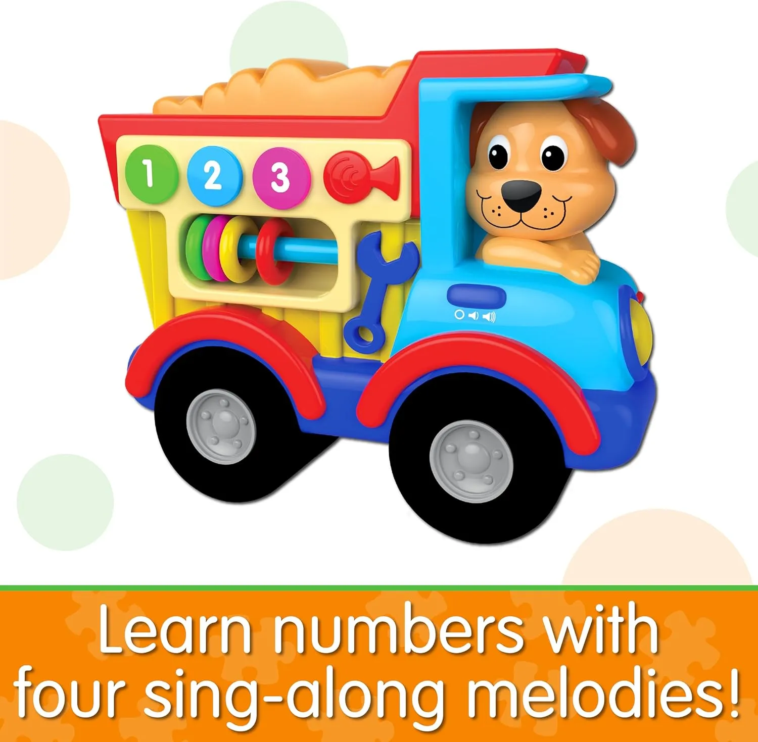 The Learning Journey Early Learning Vehicles - 123 Truck - Sing-Along Electronic STEM Educational Toddler Toy That Teaches 123 - Toys & Gifts for Boys & Girls Ages 18  Months