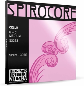 Thomastik-Infeld Spirocore Cello Strings - Flexible Set with Exceptional Sound and Bow Response - Durable and Versatile Cello Strings 4/4 Full Set - Globally Recognized