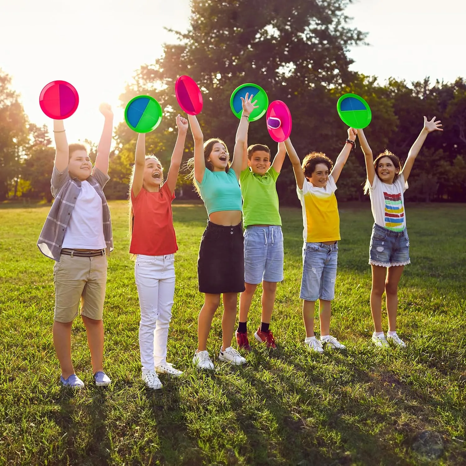 Toss and Catch Ball Game - Ideal Outdoor Beach, Pool & Yard Toy for Toddlers and Kids Ages 4, 5, 6, 7, 8 , Perfect for Boys Girls - Great Birthday Gift & Easter Basket Stuffer