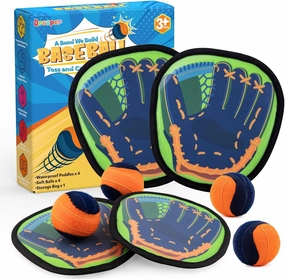 Toss and Catch Ball Game Pool Beach Toys for Kids Outdoor Games Yard Outside Toys for 3 4 5 6 7 8 Year Old Boys Girls Birthday Gift Toddler Baseball Training Glove