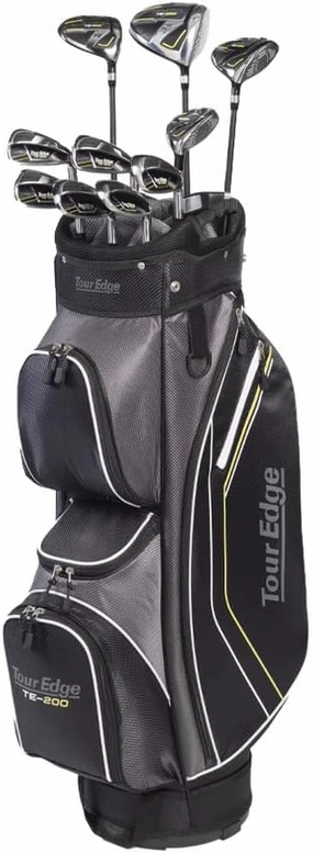 Tour Edge Golf LH TE-200 Complete Set with Bag Graphite (Left Handed)