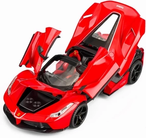 Toy Cars Model Ferrari Roadster 1/24 LaFerrari Die-cast Vehicles with Sound and Light