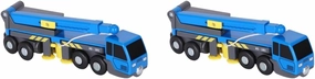 TOYANDONA Crane Model Engineering Car 2pcs Engineering Vehicle Mini Toys Truck Toys Woody Toy Engineering Car Toy Telescopic Crane Lifter Truck Model Crane Model Train Crane Truck Plastic