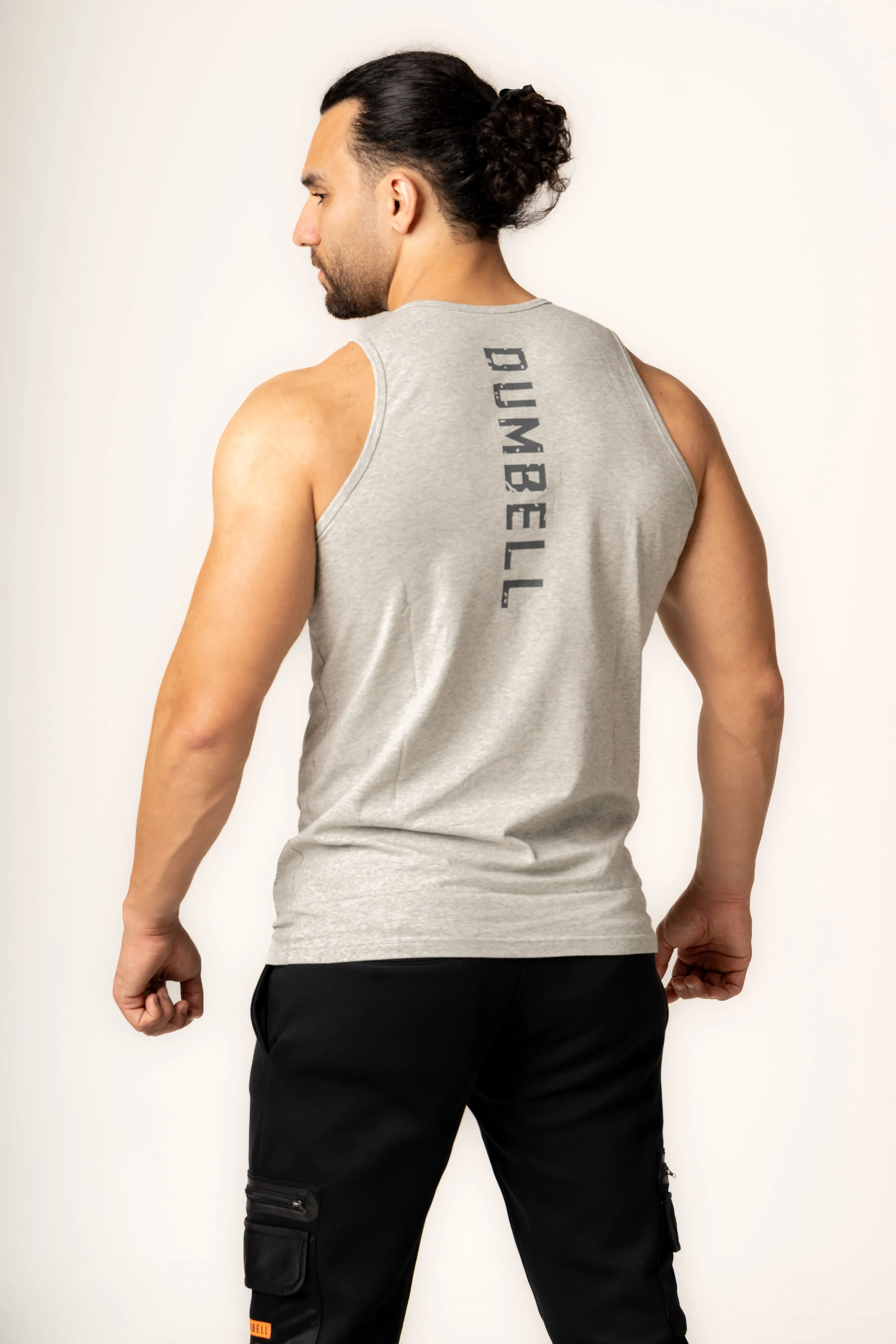 TRAIN INSANE | Gym Tanks - Grey Melange