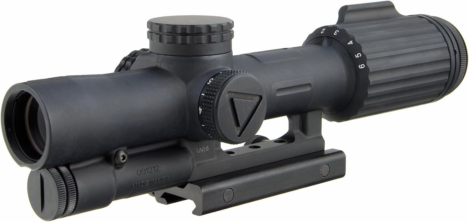 Trijicon VCOG 1-6x24 Riflescope Red Segmented Circle/Crosshair .223/55 Grain Ballistic Reticle with Thumb Screw Mount