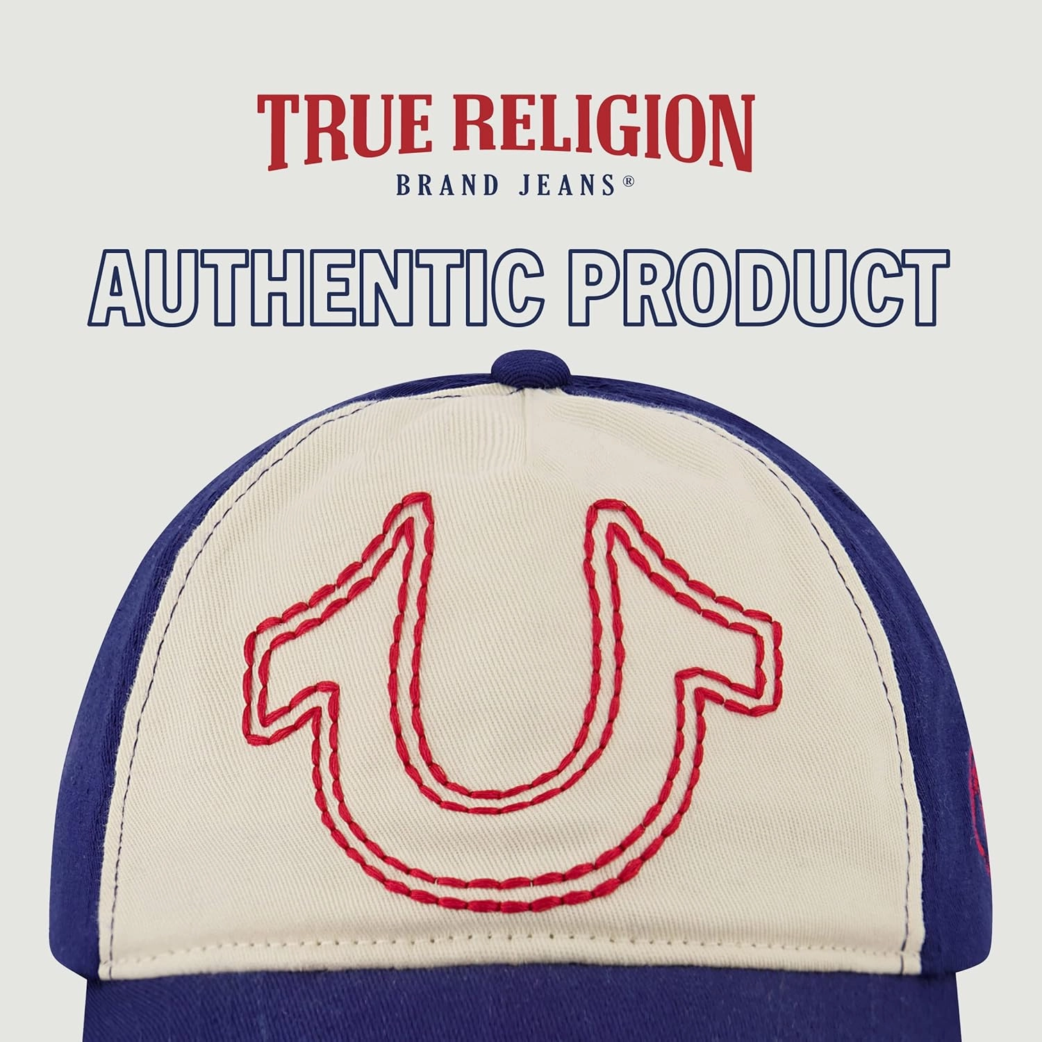 True Religion Boys Kids Baseball Hat with Large Horseshoe Logo