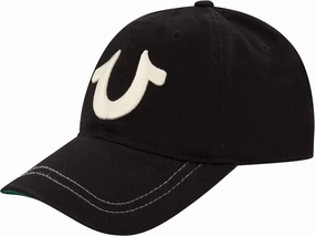 True Religion Boys Kids Baseball Hat with Large Horseshoe Logo
