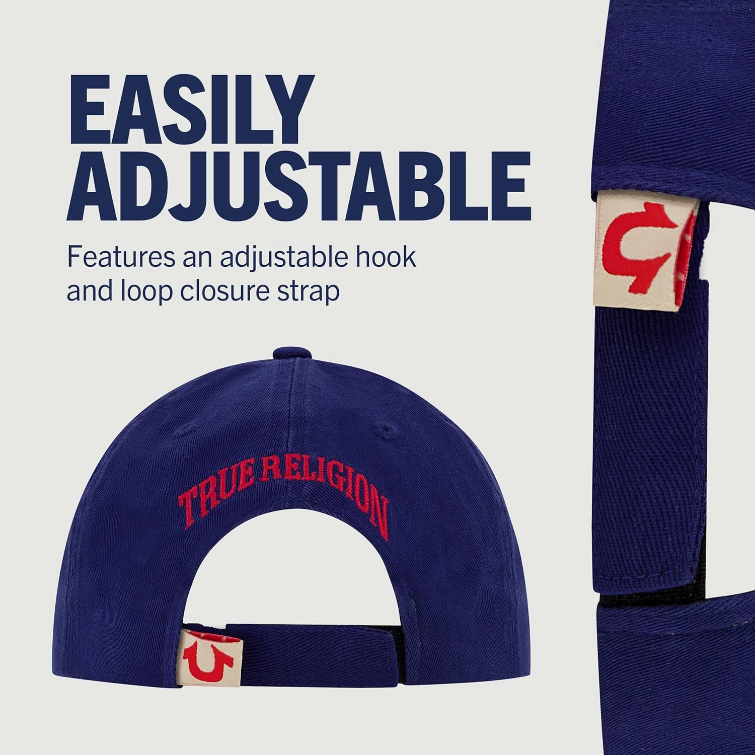 True Religion Boys Kids Baseball Hat with Large Horseshoe Logo