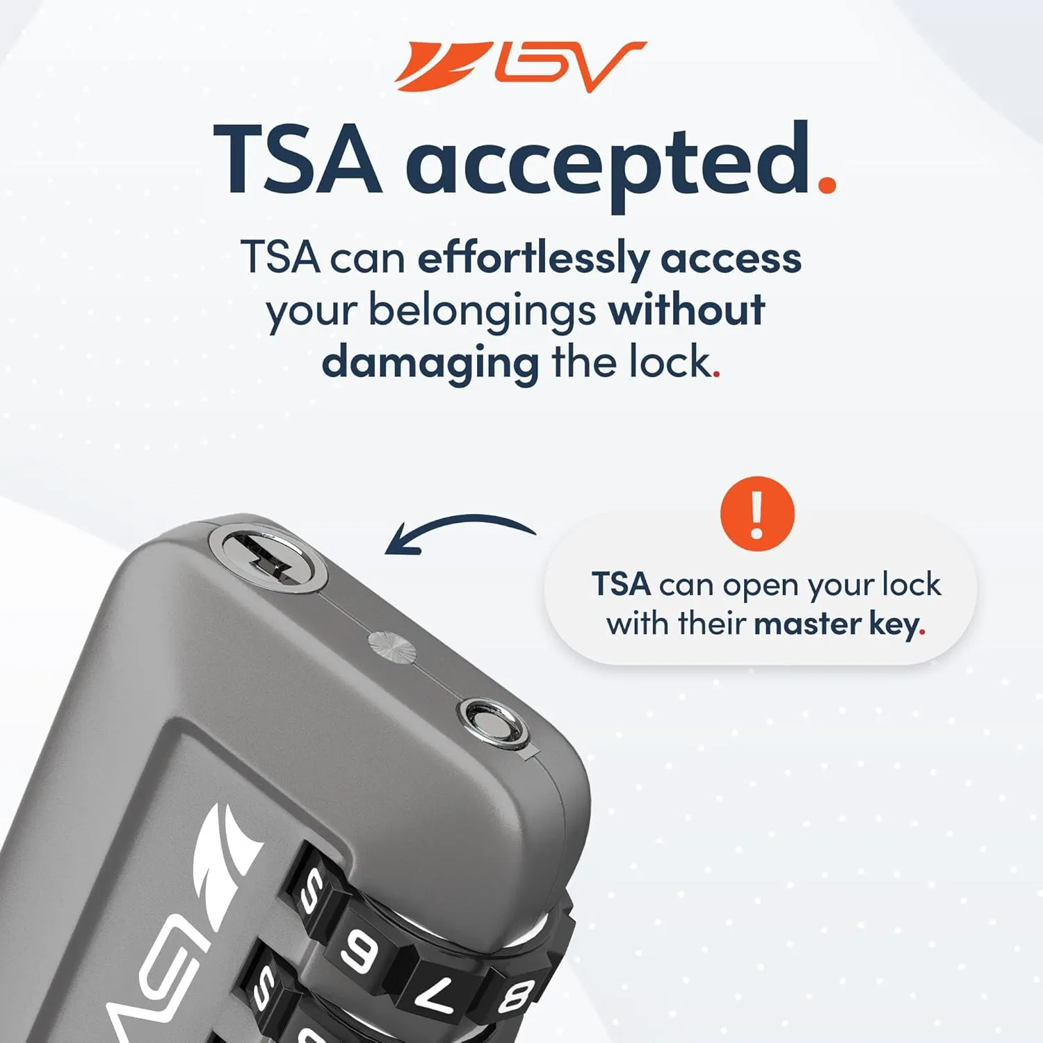 TSA Accepted Luggage Travel Lock, Set-Your-Own Combination Lock for School Gym Locker, Luggage Suitcase Baggage Locks, Filing Cabinets, Toolbox, Case (Slate Gray, 2 Pack)