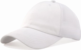 TSSGBL M, L, XL, XXL Snapback Trucker Hats Baseball Caps Adjustable Blank Mesh Back Ball Caps for Men Women