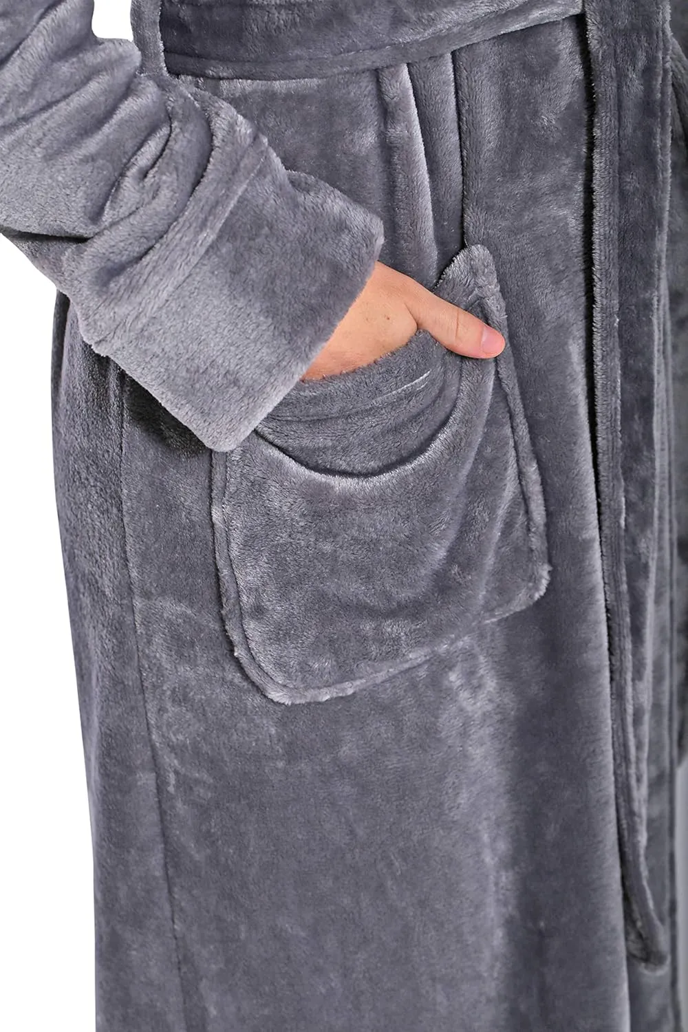 Turquaz Plush Robes For Women, Soft Warm Fleece Bathrobe for Women
