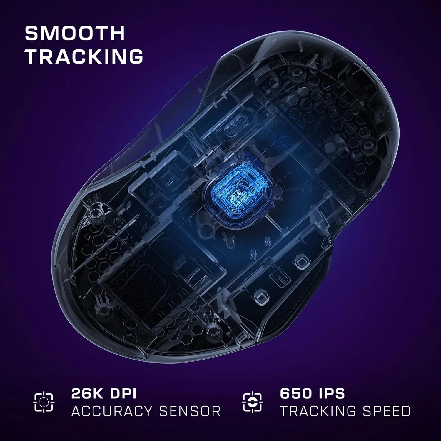 Turtle Beach Kone II – Wired Ergonomic RGB Gaming Mouse, 26K DPI Optical Sensor, 100M Click Life Optical Switches, 23 Customizable Inputs, 4D Scroll Wheel, Pure PTFE Glides - Ash Black