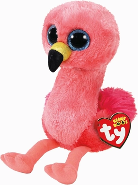 Ty Toys 37262 TY Gilda Flamingo-Boo MED, Multicolored, 24 cm