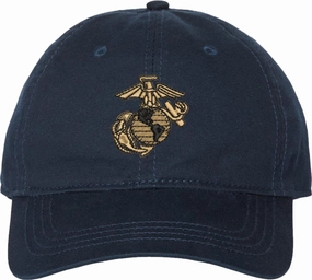 U.S. Marine Corps Eagle, Globe, and Anchor (EGA) Unstructured Dad Cap
