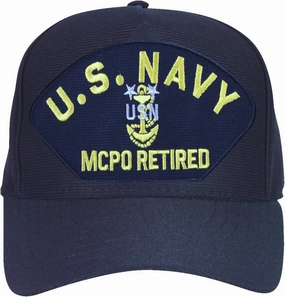 U.S. Navy MCPO Retired with Anchor Ball Cap
