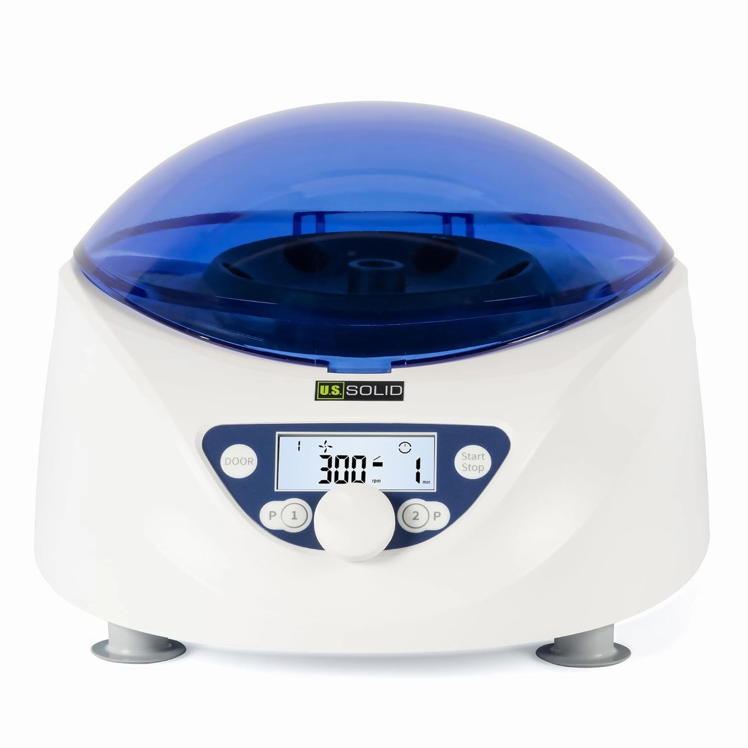 U.S. Solid Benchtop Centrifuge - 6 x 1.5-5mL/7mL/10mL/15mL, 300-5000 RPM, 2600xg RCF Desktop PRP Lab Centrifuge Machine