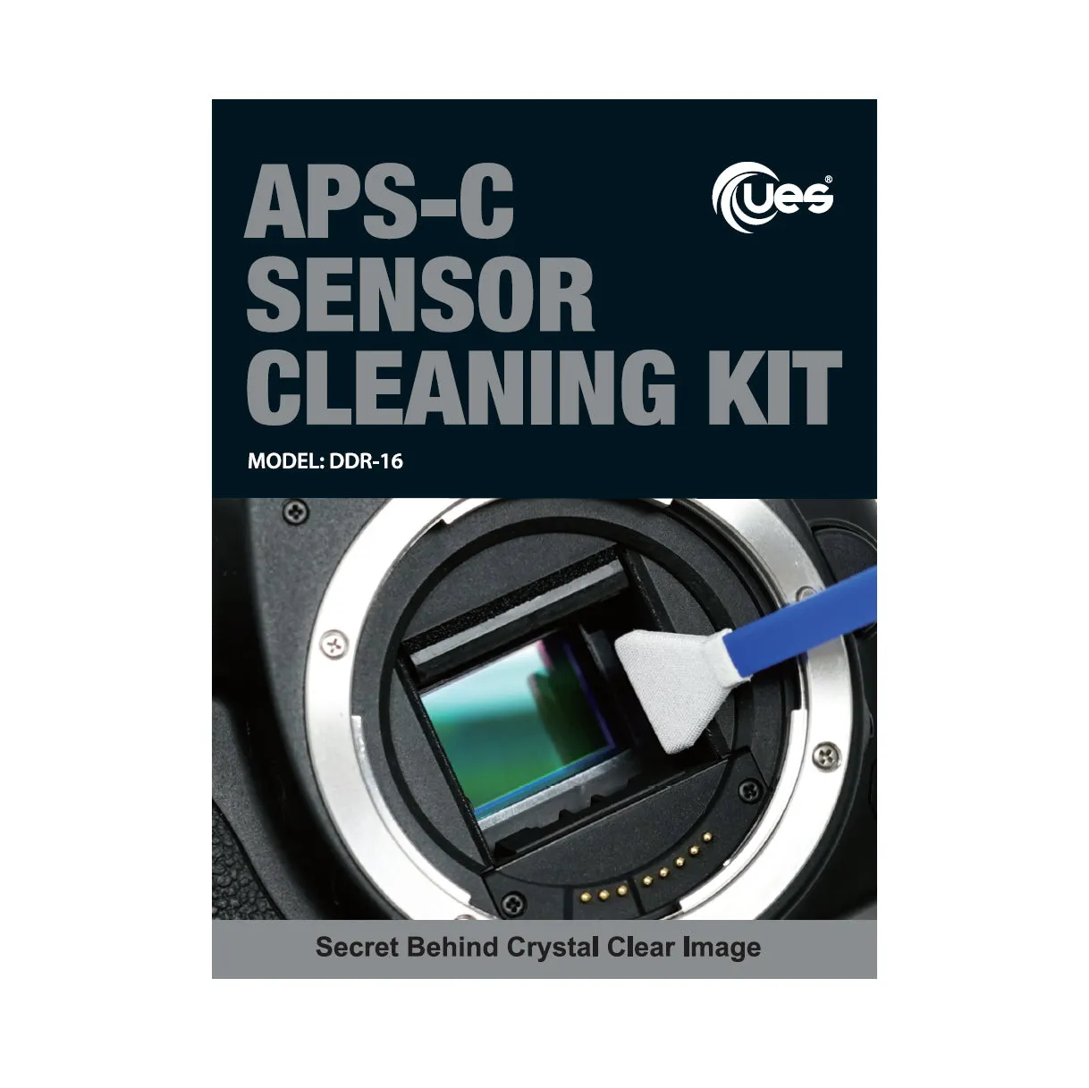 UES DDR-16 APS-C Sensor Cleaning Kit (12pcs 16mm Sensor Cleaning Swabs   15ml Sensor Cleaner)
