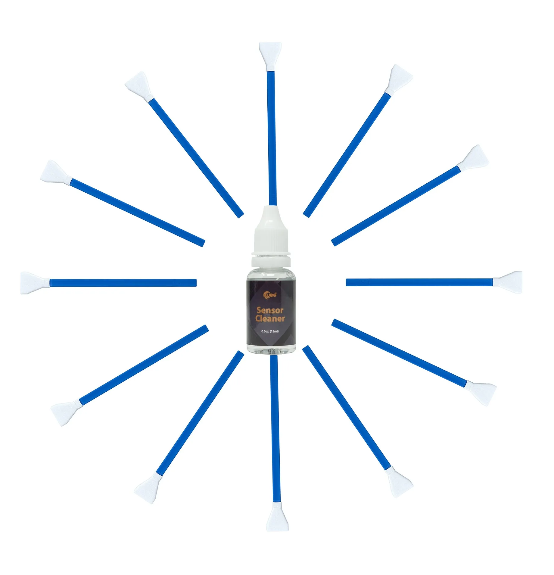 UES DDR-16 APS-C Sensor Cleaning Kit (12pcs 16mm Sensor Cleaning Swabs   15ml Sensor Cleaner)