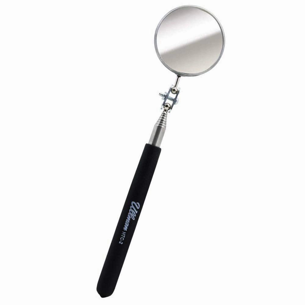 Ullman Devices HTC-2 High-Tech Telescoping Inspection Mirror, 2-1/4" Diameter, 6-1/2" to 36-3/8" Length Pack of 5