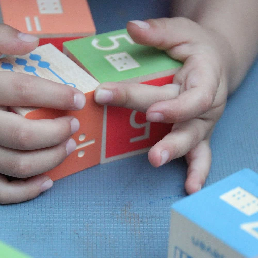 Uncle Goose Braille Math Blocks