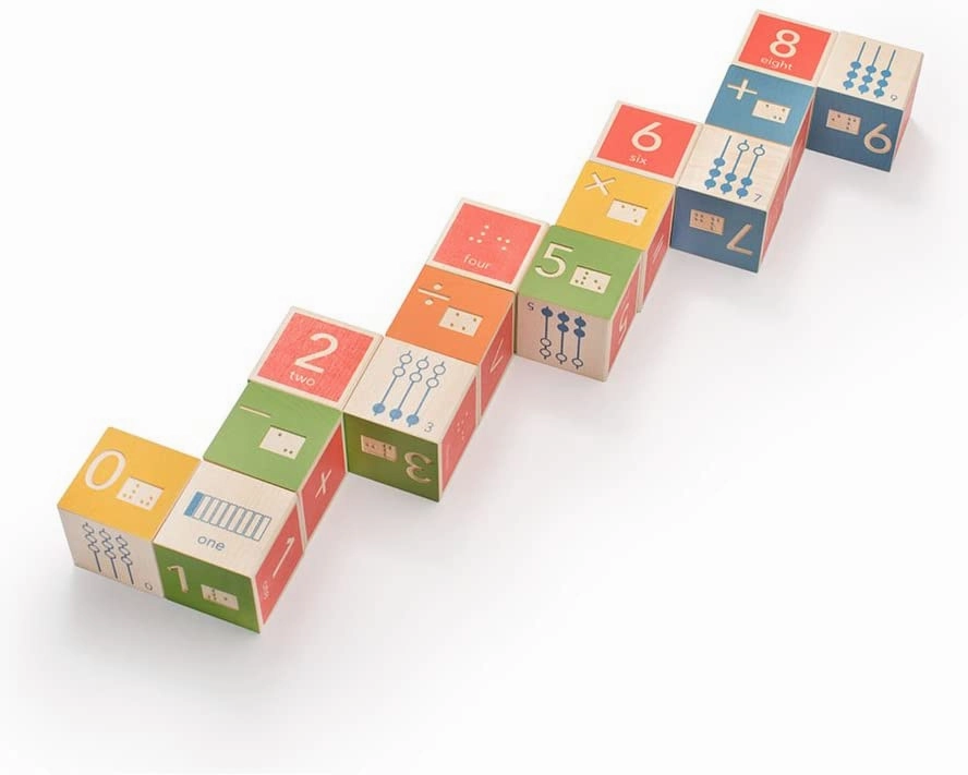 Uncle Goose Braille Math Blocks
