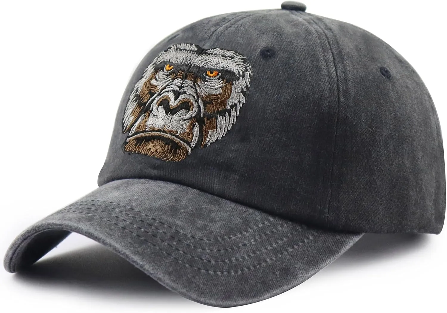 Unisex Animal Hat for Men Women, Adjustable Cotton Embroidered Wild Animals Baseball Cap