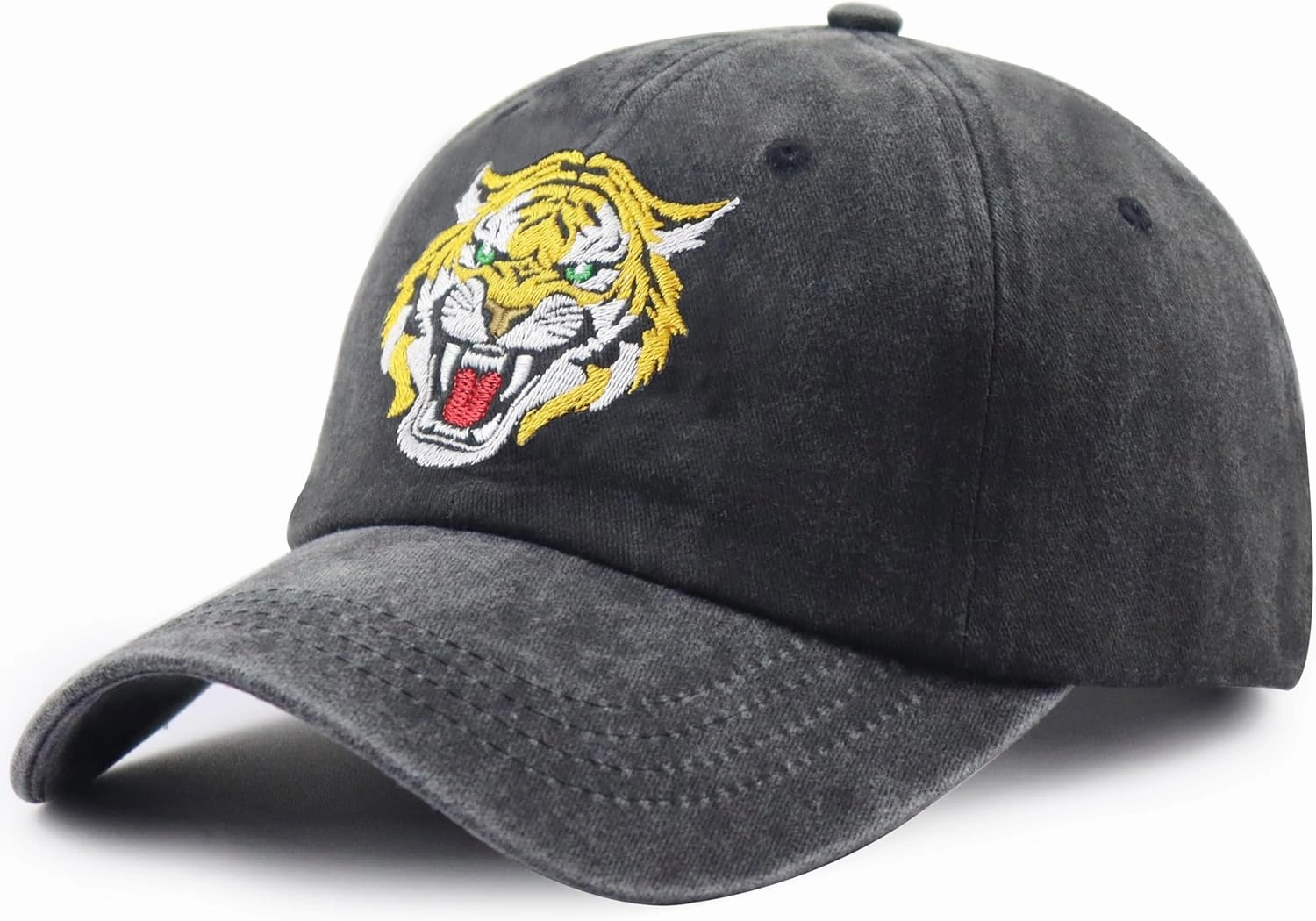 Unisex Animal Hat for Men Women, Adjustable Cotton Embroidered Wild Animals Baseball Cap