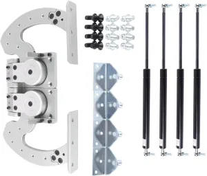 Universal Lambo Door Kit, 90° Adjustable Butterfly Door Kit Fit for Chevrolet Ford Honda Toyota Nissan Subaru Most Car Vertical Doors