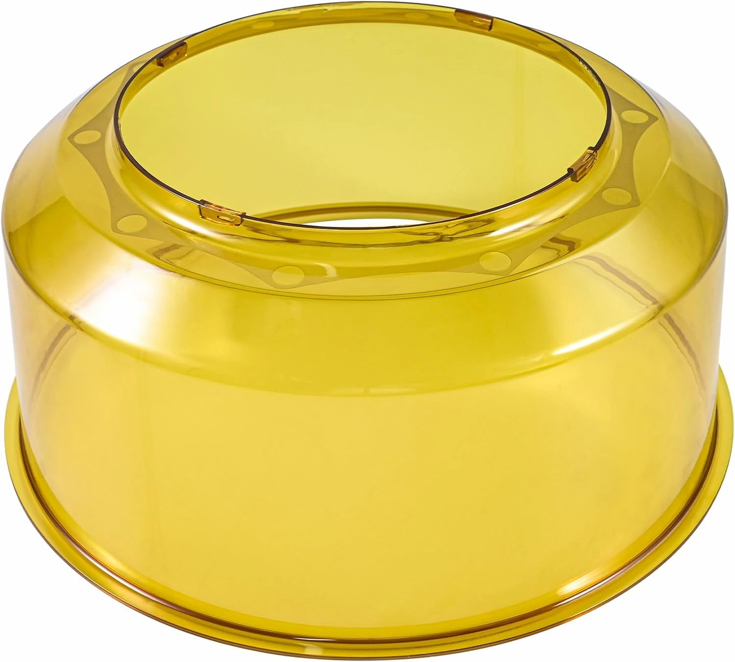 Upgraded Power Dome Replacement for NuWave Oven Pro Plus and for Elite Oven, Impact and Heat Resistant Transparent Amber Plastic Hood Cover, Easy to Clean Oven Dome